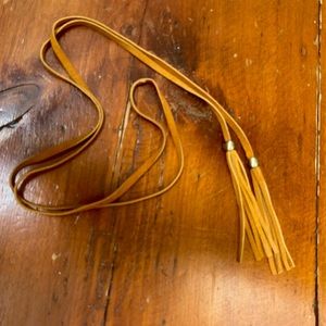 Spell and the Gypsy Suede Tassel Wrap Necklace